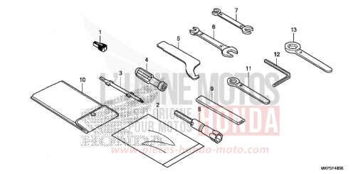 OUTILS CBR500RAK de 2019